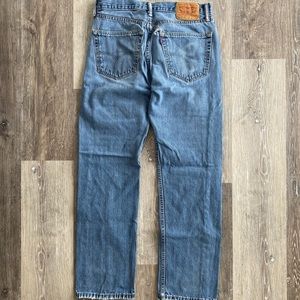 Levis jeans straight fit blue wash